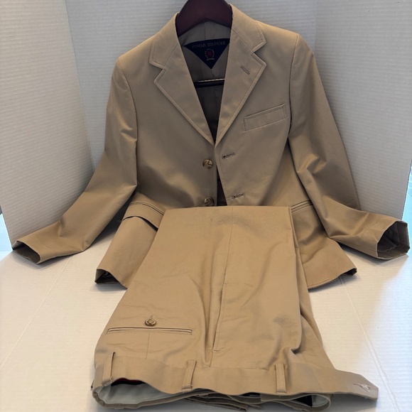 Tommy Hilfiger Boy's Khaki Suit